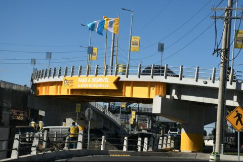 As&iacute; fue la inauguraci&oacute;n del paso a desnivel en Santa Catarina Pinula (video)