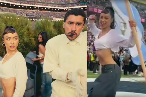 Marcela Flores, la guatemalteca que particip&oacute; junto a Bad Bunny en el Super Bowl