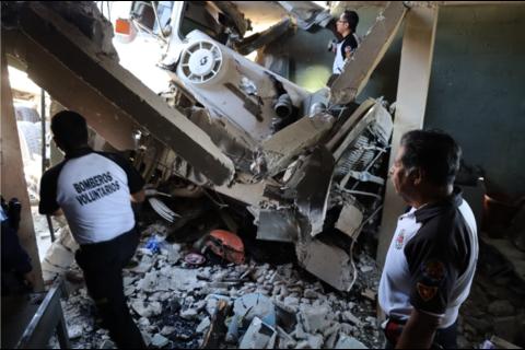 Im&aacute;genes posteriores al fatal accidente ocurrido en zona 13 (video)