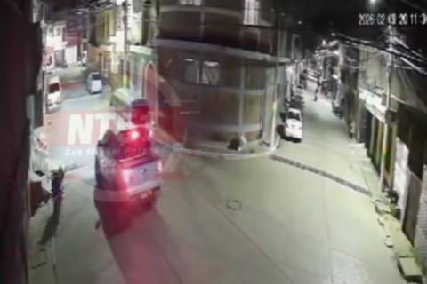 &iexcl;Captado en video! As&iacute; fue el ataque contra jefe de PMT de San Miguel Petapa