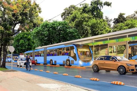 Costo de pasaje, estaciones y total de buses en Sistema BRT de Mixco a la zona 10