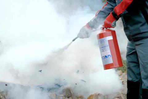 Video: Piloto de tr&aacute;iler ayuda a apagar el fuego en un veh&iacute;culo 