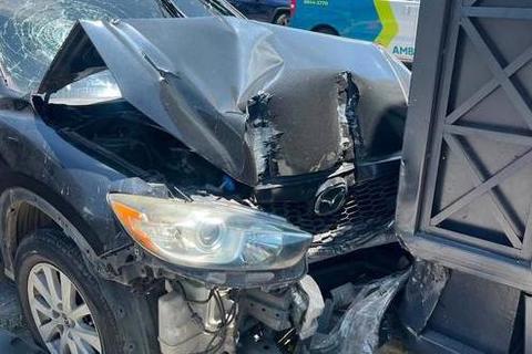 FUERTE VIDEO: As&iacute; ocurri&oacute; el accidente en comercial de carretera a El Salvador 