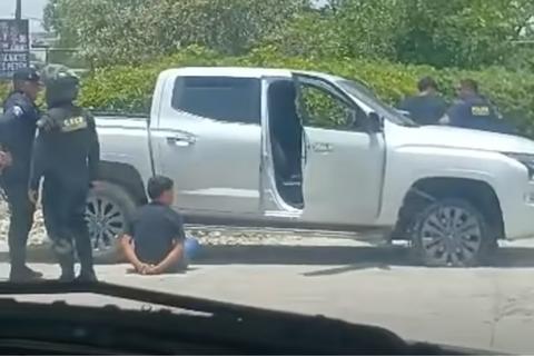 Balacera en Pet&eacute;n: as&iacute; capturaron a dos j&oacute;venes tras persecuci&oacute;n policial (video)