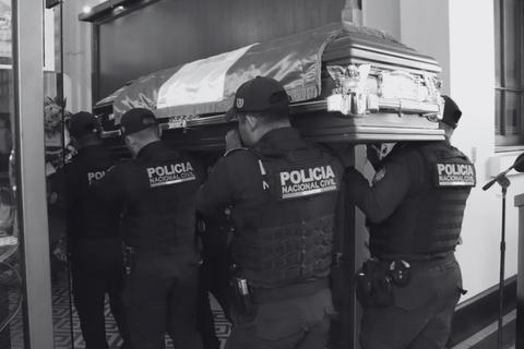 Realizan las honras f&uacute;nebres del agente fallecido en ataque de Amatitl&aacute;n