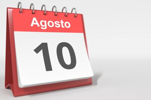 Un d&iacute;a como hoy: lunes 10 de agosto