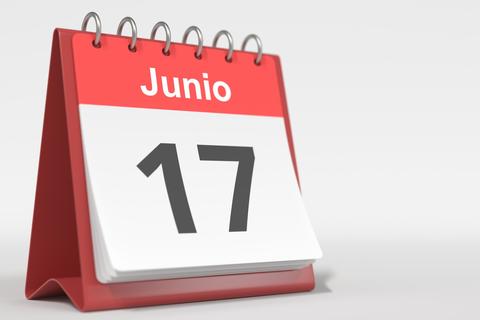 Un d&iacute;a como hoy: mi&eacute;rcoles 17 de junio