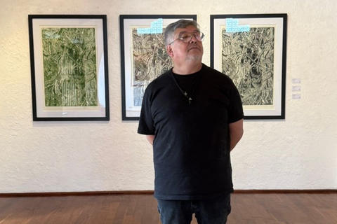 Jacobo Mena expone 'La sombra esfumada' en Antigua, Guatemala