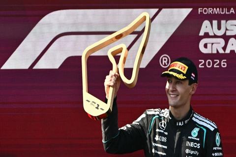Russell conquista el Gran Premio de Austria tras resistir el ataque de Verstappen