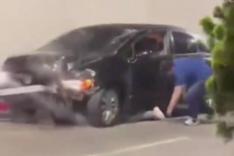 Le amputan un brazo a mujer que fue arrastrada por conductor ebrio en zona 18