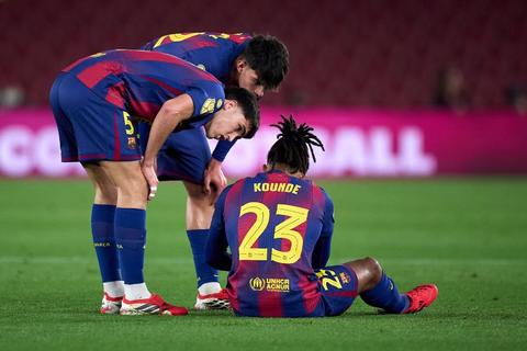 Barcelona confirma regreso de 'Lewy' y las lesiones de Balde y Kounde