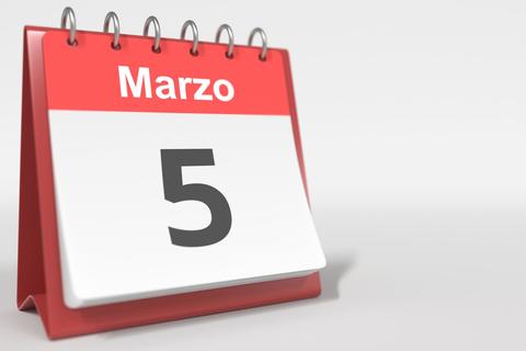 Un d&iacute;a como hoy: jueves 5 de marzo