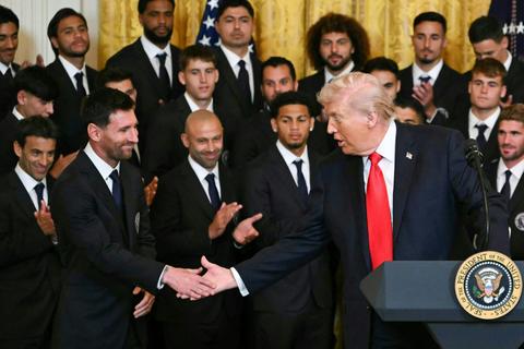 Donald Trump homenaje&oacute; a Lionel Messi y su Inter Miami en la Casa Blanca