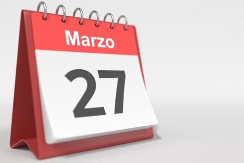Un d&iacute;a como hoy: viernes 27 de marzo