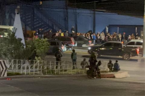 Paro de buses afecta a usuarios en Mixco este martes