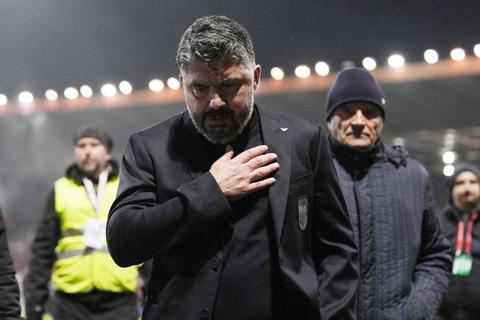 Gattuso: 'No merec&iacute;amos esto, me duele por todos los italianos'