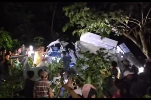 Aeron&aacute;utica Civil se pronuncia tras desplome de avioneta en Huehuetenango