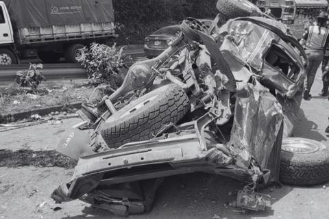 Identifican a v&iacute;ctimas del mortal accidente en ruta Interamericana