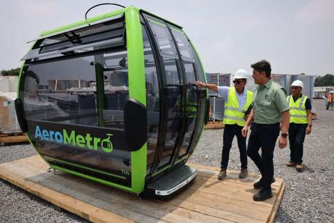 Llegan a Guatemala las cabinas y equipo del AeroMetro 