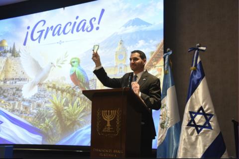 Israel destaca relaciones con Guatemala tras 78 a&ntilde;os de independencia