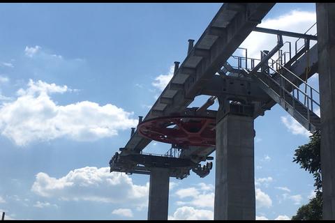 El AeroMetro arranca con una nueva fase de construcci&oacute;n frente a Plaza Espa&ntilde;a