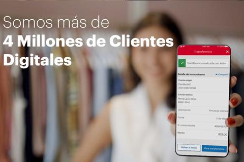&iexcl;BAC alcanza los 4 millones de clientes digitales activos en Centro Am&eacute;rica!
