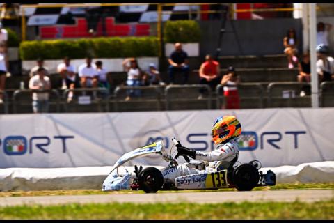 &ldquo;Santi&rdquo; se ubica en el top 20 en el Campeonato Italiano de Karting 2026