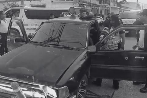 Ataque armado contra veh&iacute;culo deja tres personas fallecidas en zona 6