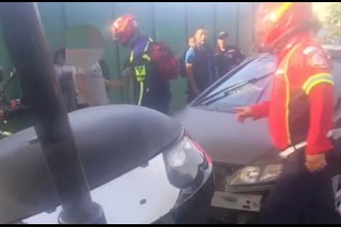 VIDEO: im&aacute;genes posteriores al ataque armado contra conductor en zona 3