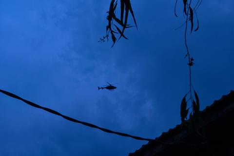 Helic&oacute;pteros sobrevolaron Huit&eacute; durante incursi&oacute;n armada que dej&oacute; seis muertos
