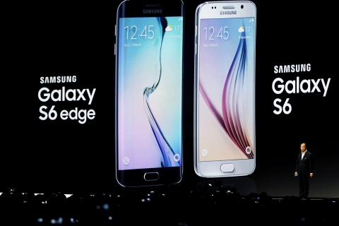 UU FIX Pantalla Cristal Frontal para Samsung Galaxy S6 Edge . Verde