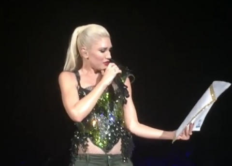 Gwen Stefani se solidariza con un ni&ntilde;o v&iacute;ctima de bullying