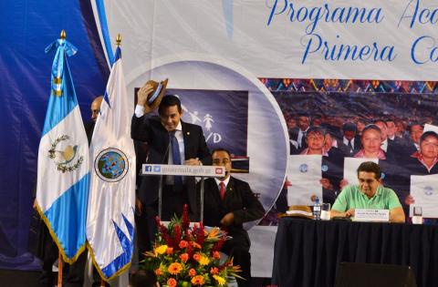 Jimmy Morales: “Comparto el sentimiento que tiene Joviel Acevedo"