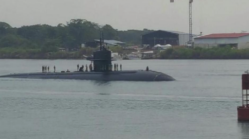 Submarino nuclear de EE.UU. cruzó el Canal de Panamá rumbo a Asia