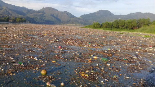 As&iacute; qued&oacute; el lago de Amatitl&aacute;n luego de la lluvia del jueves
