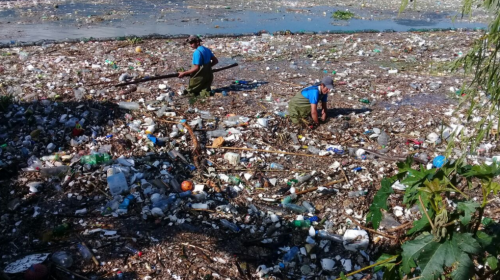 Encuentran torso humano entre desechos del Lago de Amatitl&aacute;n 
