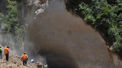 Esto se sabe del socavamiento que se registra en Boca del Monte
