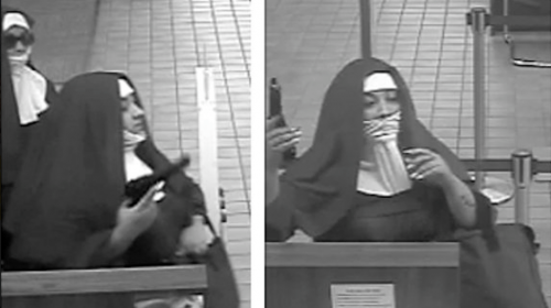 El FBI busca a dos &ldquo;monjas&rdquo; por intento de asalto a un banco en EE.UU.