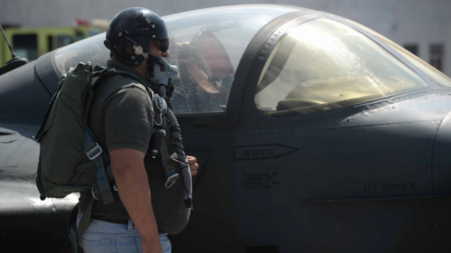 As&iacute; es la pr&aacute;ctica de los pilotos para el show a&eacute;reo del domingo