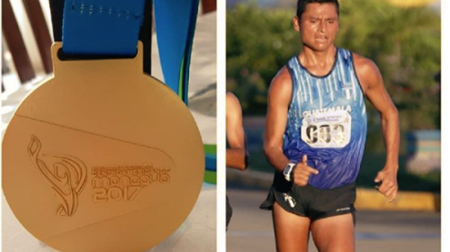 Así festeja Erick Barrondo la medalla de oro que le hacía falta