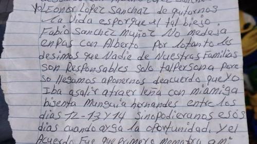 Una nota, un machete y dos muertos: el misterio de un crimen en Jalapa
