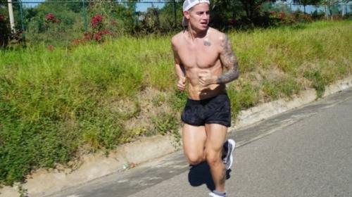 James Rodr&iacute;guez no descans&oacute; en las fiestas y as&iacute; entren&oacute; en Navidad