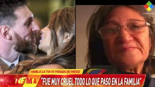T&iacute;a de Messi que no fue invitada a la boda y expone a la familia en TV