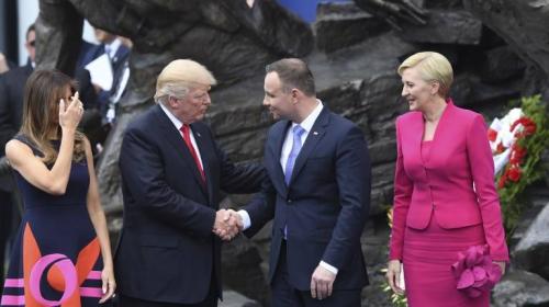 Otro desplante para Trump: primera dama de Polonia prefiere a Melania 