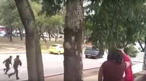 La historia de la persecución y balacera en el Trébol