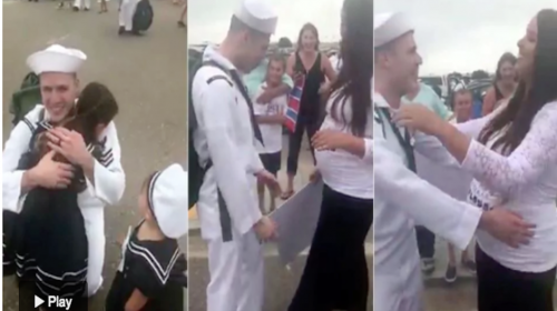 Hombre recibe una inesperada sorpresa tras pasar seis meses en el mar