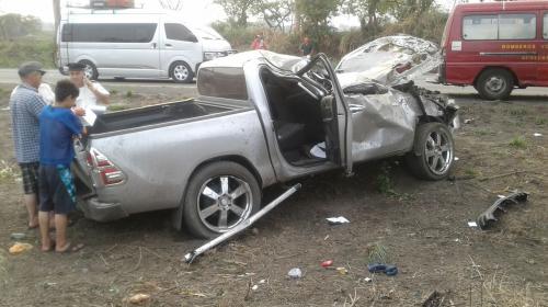 Cuatro muertos en aparatoso accidente en Ruta a Puerto Quetzal