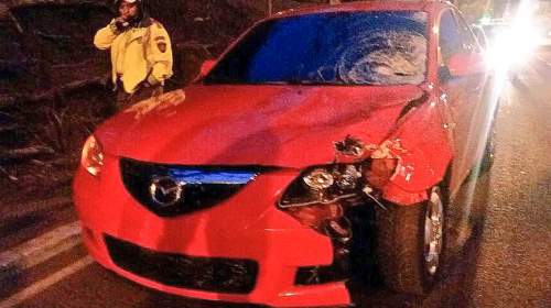 Abandonan vehículo que atropelló a un hombre en Bulevar Liberación