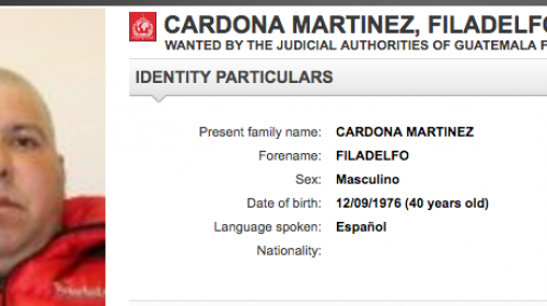 Capturan a hombre que está entre los 80 más buscados de Guatemala