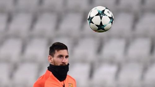 Messi no jugará de titular ante la Juventus